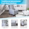 Flash Furniture Light Gray Push Back Recliner - Accent Nail Trim BO-BS7003-LGY-GG - alternate 3